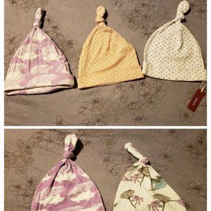 Milkbarn knotted beanie hats (five total)